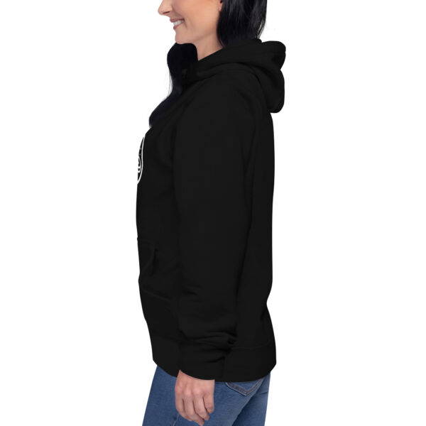 Premium Unisex Hoodie round logo - Image 3
