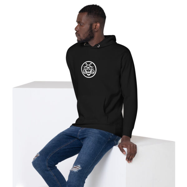Premium Unisex Hoodie round logo - Image 4