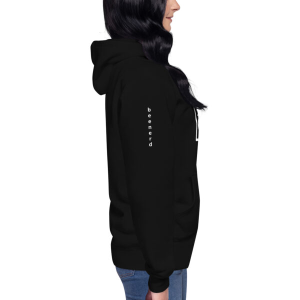 Unisex Hoodie large squared logo - Image 2