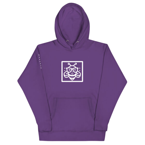 Unisex Hoodie large squared logo - Image 16